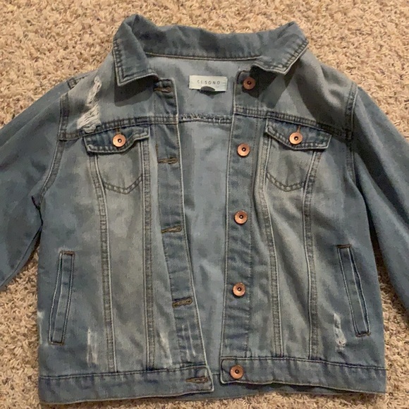Large Cisono denim jean jacket - Picture 2 of 5